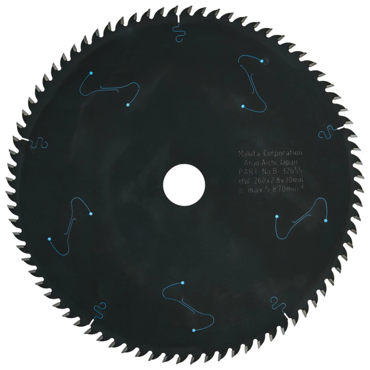 Makita B-32655 Makblade-Plus Tafelzaagblad - 260 X 30 X 80T - Hout thumbnail 4