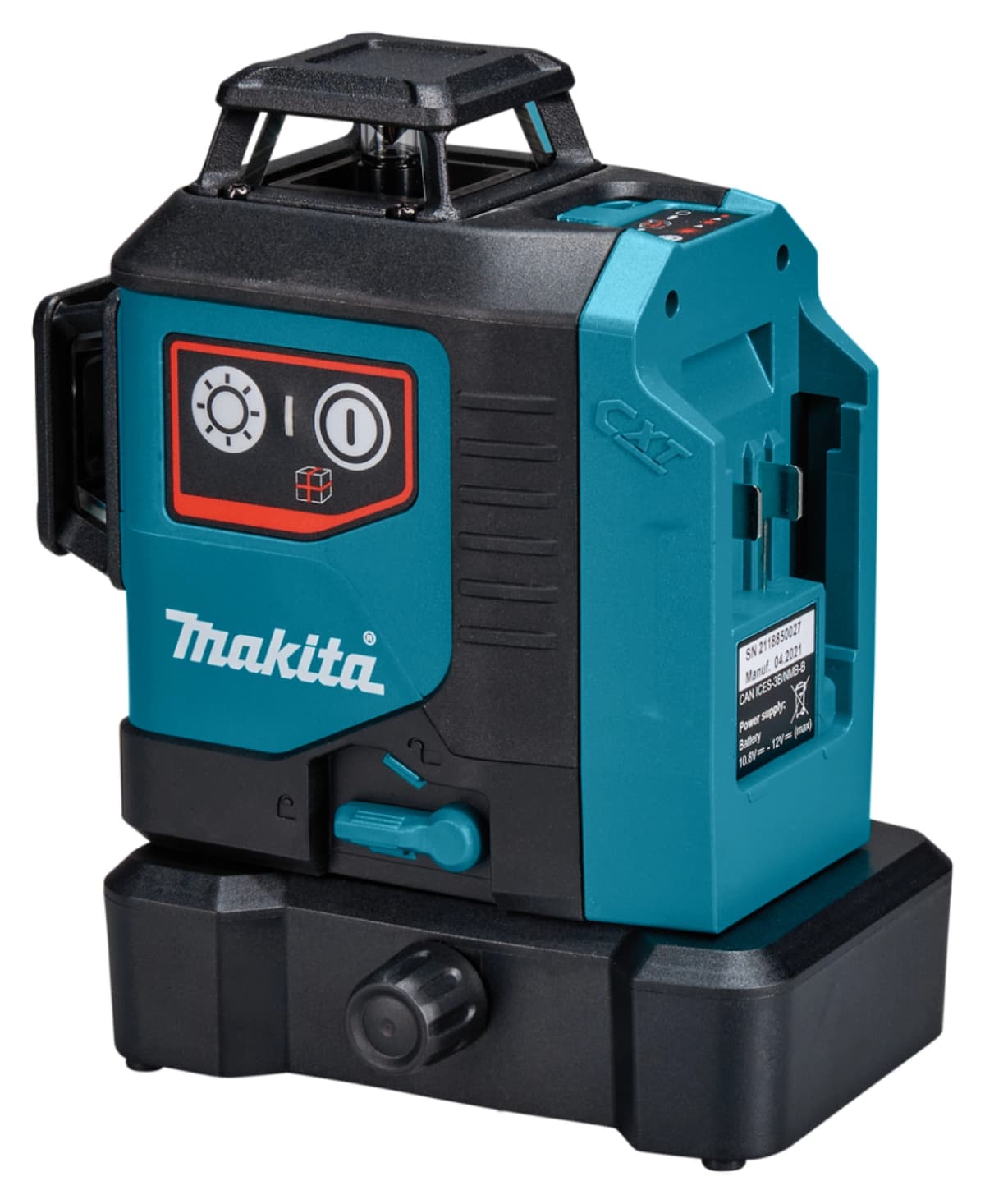 Makita SK700D 12V Max Li-Ion Accu Zelfnivellerende 3x360° Kruislijnlaser Body In Tas - 25m - Rood thumbnail 4