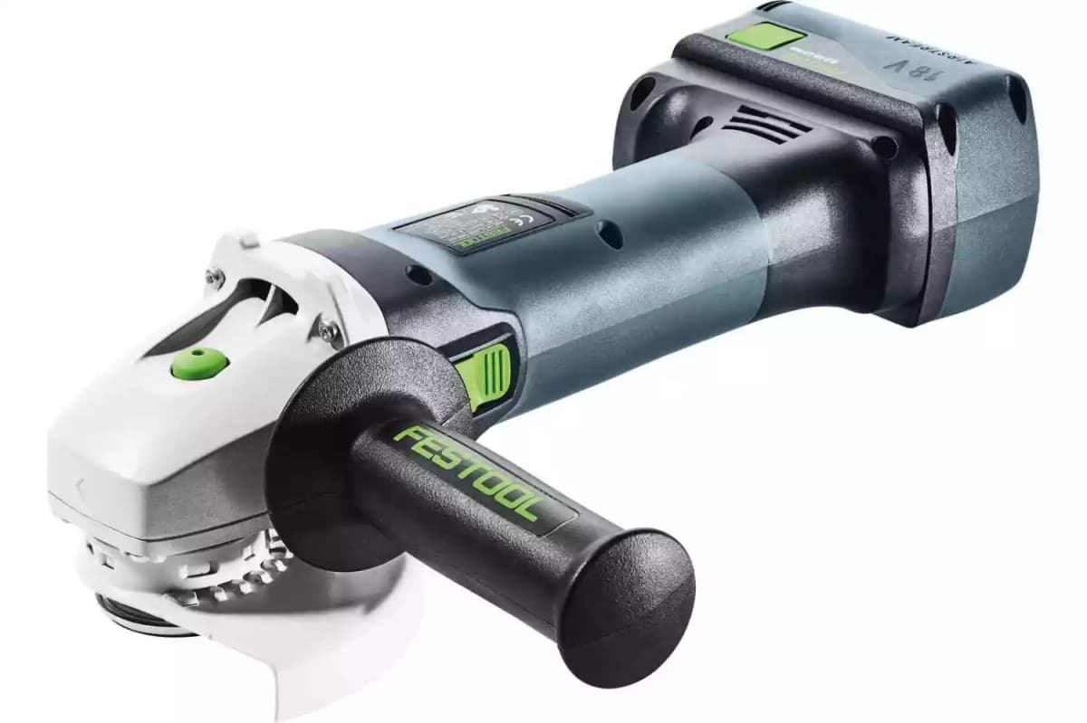 Festool AGC 18-125 5,0 EBI-Plus 18V Li-Ion Accu Haakse Slijper Set (2x 5,0) In Systainer - 577700 thumbnail 2