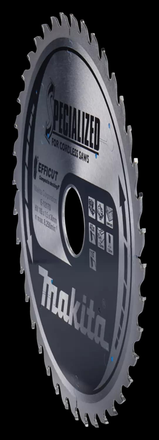 Makita E-12170 Efficut Cirkelzaagblad WPC - 185x30x1,5mm 40T thumbnail 3