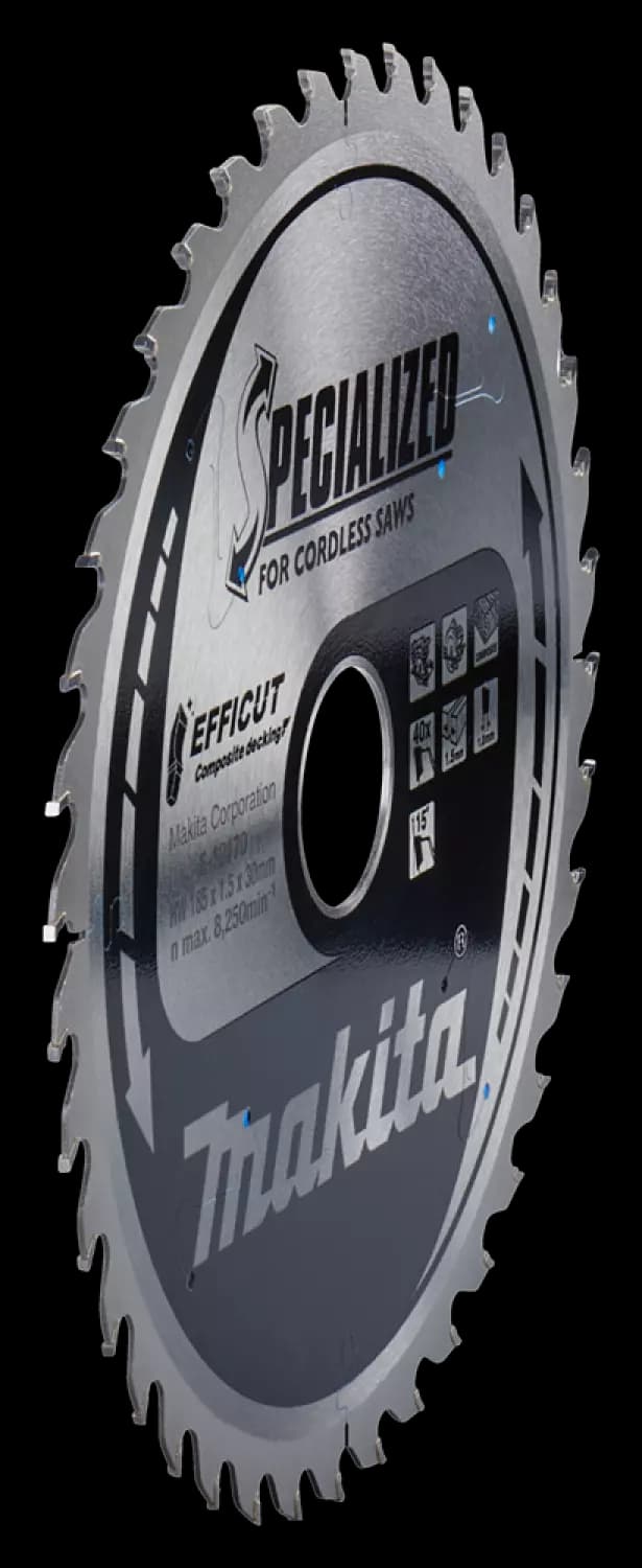 Makita E-12170 Efficut Cirkelzaagblad WPC - 185x30x1,5mm 40T thumbnail 2