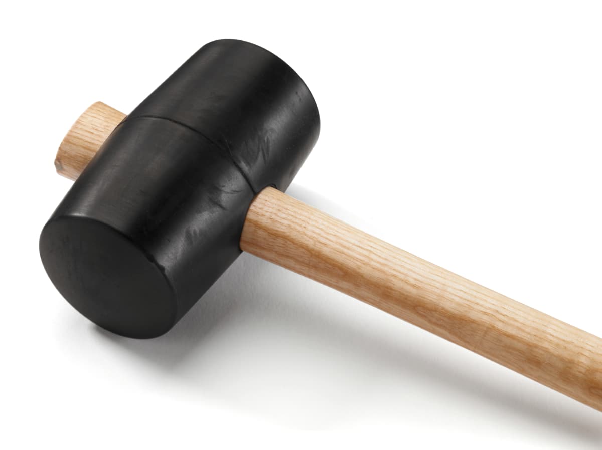 Hultafors GU 65 Rubberen Hamer - Houten Handgreep - 550 Gram thumbnail 2