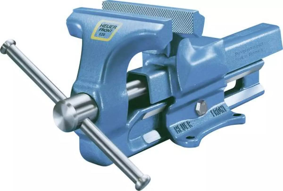 Heuer 100160 Bankschroef - Staal - Bekbreedte 160mm - Klembereik 225mm