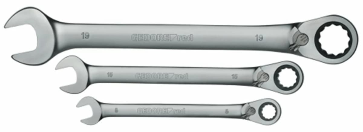 Gedore RED R07205012 Ring-/steekratelsleutelset - 8-19mm - 12-delig