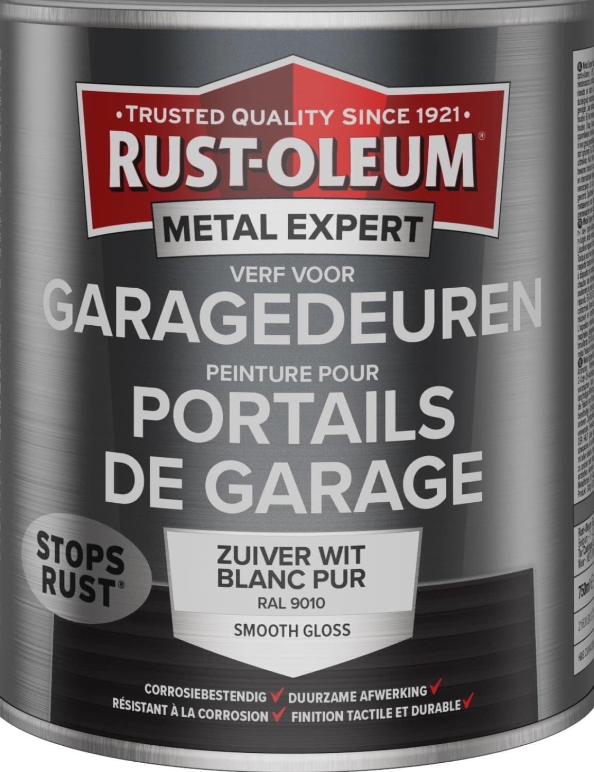 Rust-Oleum Verf Voor Garagedeuren - RAL 7016 Antracietgrijs - 0,75L