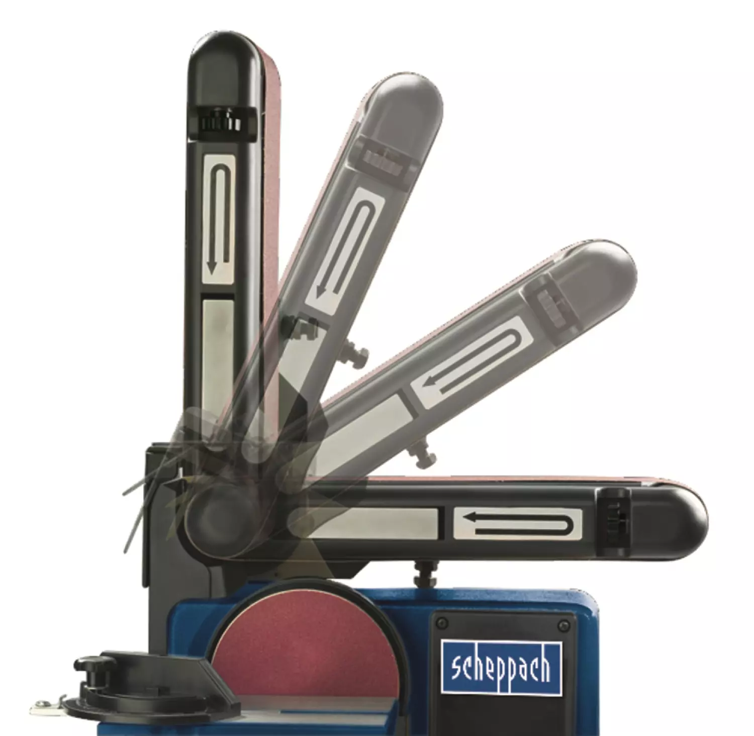 Scheppach BTS800 Band- En Schijfschuurmachine - 370W - 2850tpm - 150mm thumbnail 4