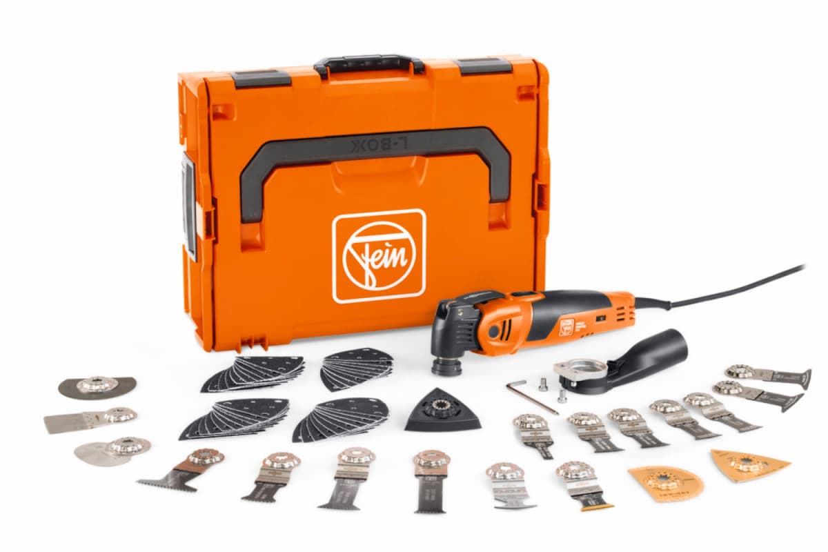 Fein MM700 Multimaster Max Top Multitool In L-Boxx Incl. 60-Delige Accessoires Set - 450W