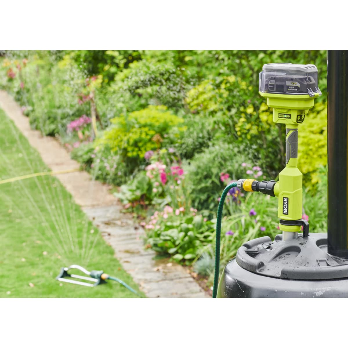 Ryobi RY18STPA-0 One+ 18V Accu Telescopische Stokpomp Body - 3360 L/u thumbnail 2