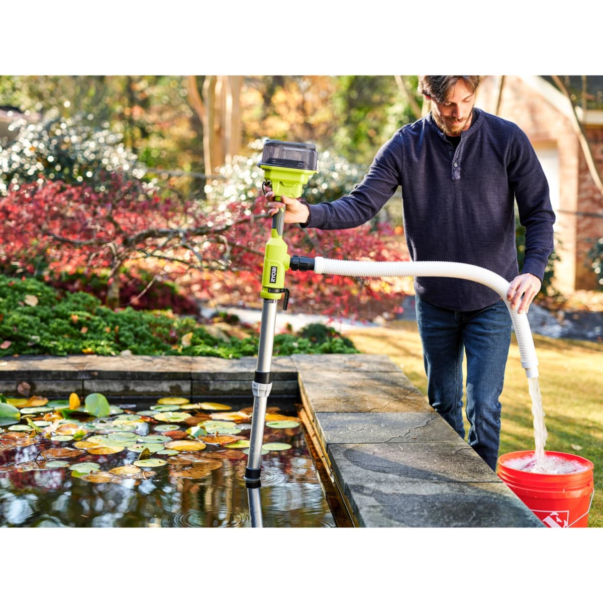 Ryobi RY18STPA-0 One+ 18V Accu Telescopische Stokpomp Body - 3360 L/u thumbnail 4