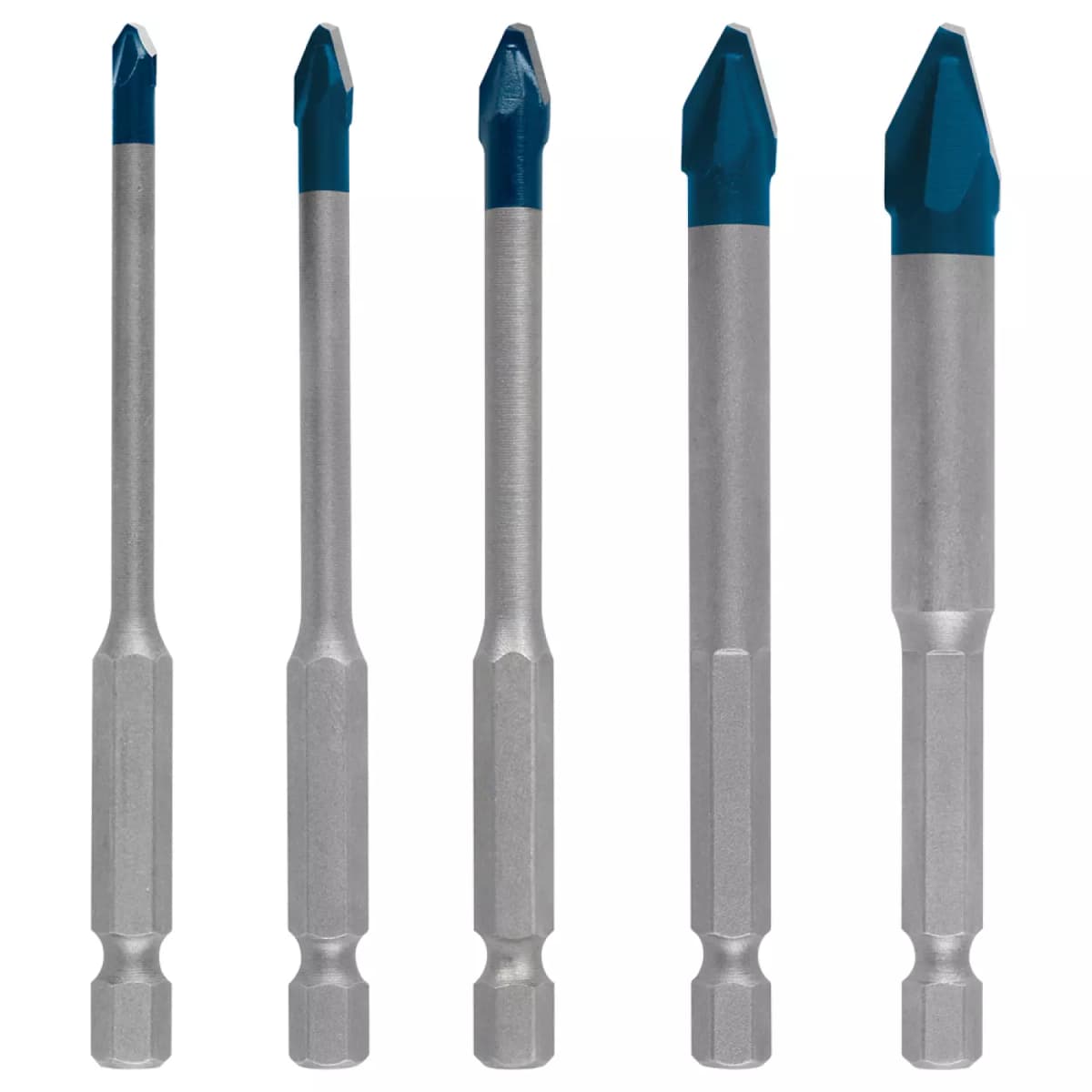 Bosch 2608900597 5-delige HardCeramic HEX-9 Borenset - 4/5/6/8/10mm