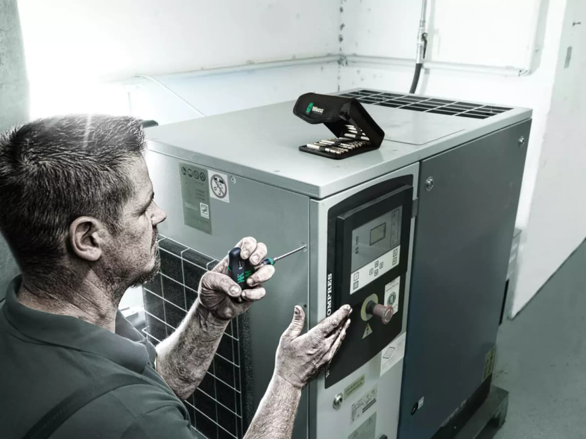 Wera 05023471001 17- Delige Kraftform Kompakt 400 RA Set 1 Bitschroevendraaierset - PH/PZ/TX thumbnail 3