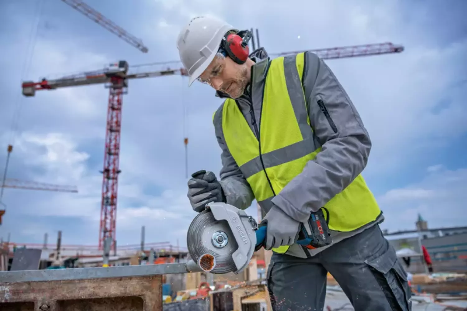 Bosch GWS 18V-180 P 18V Accu Haakse Slijper Body - 180 Mm thumbnail 4