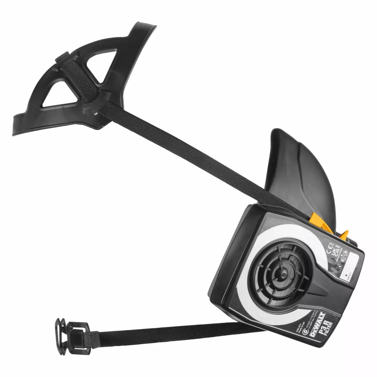 DeWALT DXIR1HMLP3 Lichtgewicht Halfgelaatsmasker Met P3 Filters - Maat L thumbnail 3