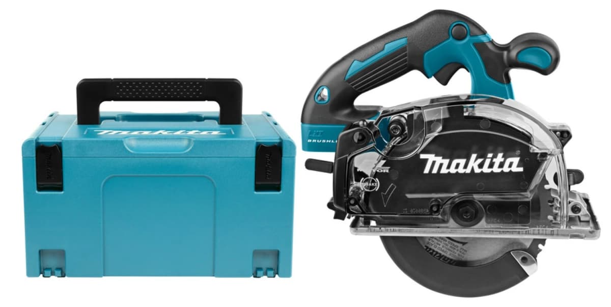 Makita DCS553ZJ 18V Li-Ion Accu Metaalcirkelzaag Body In Mbox - 150mm - Koolborstelloos