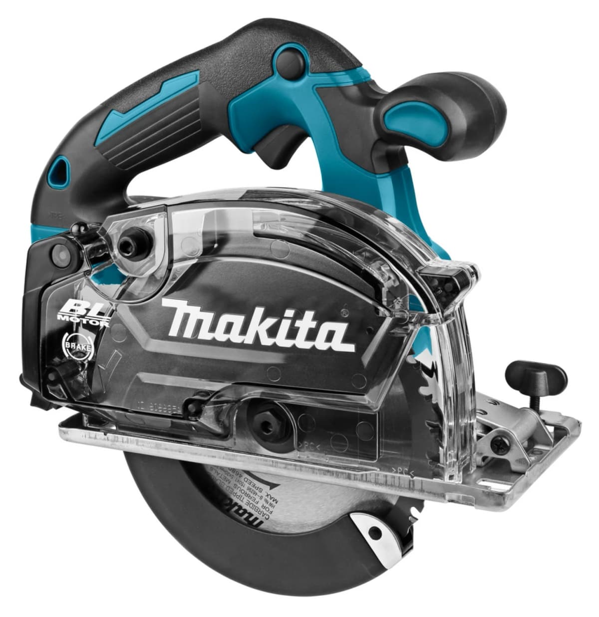Makita DCS553ZJ 18V Li-Ion Accu Metaalcirkelzaag Body In Mbox - 150mm - Koolborstelloos thumbnail 4