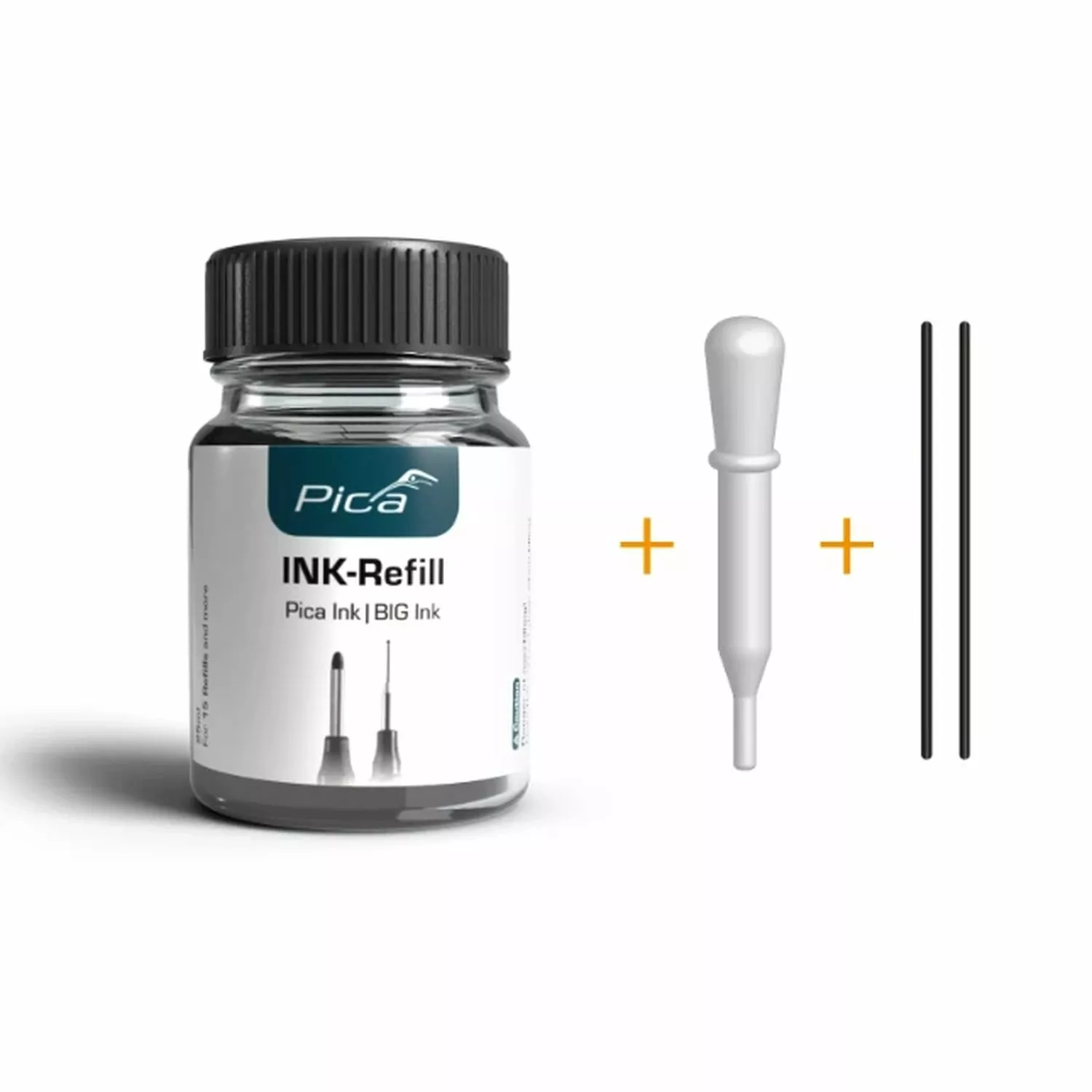 Pica 55846 Navulset Ink&BIG Ink Zwart (25ml) thumbnail 2