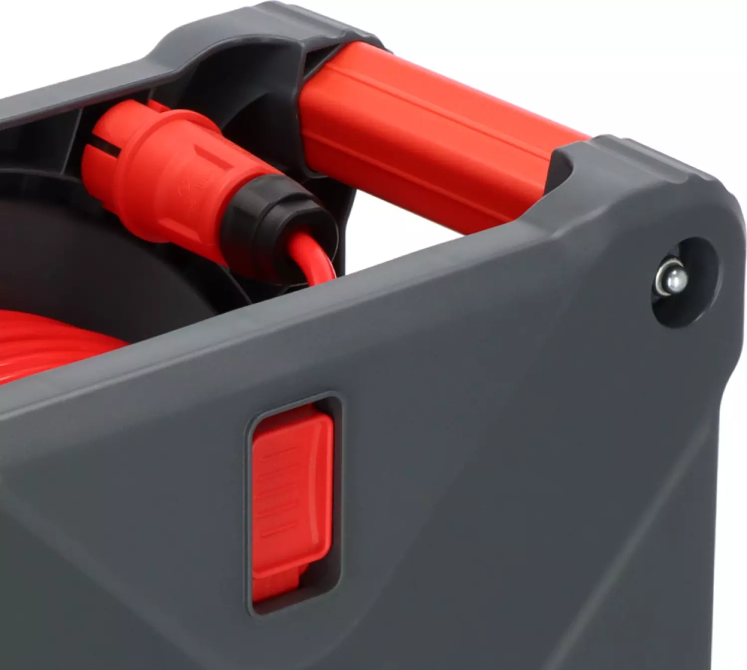 Brennenstuhl Professional KA 5110 Bouwplaats Cube 5-voudig Kabelhaspel H07BQ-F 3G1.5 - IP44 - 50m - Rood thumbnail 4