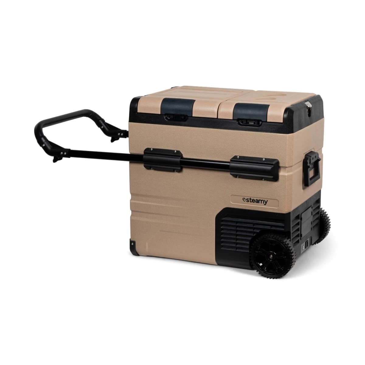 Steamy-E SECTAW55 Dual Zone Elektrische Compressor Koelbox Op Wielen - 55L thumbnail 2