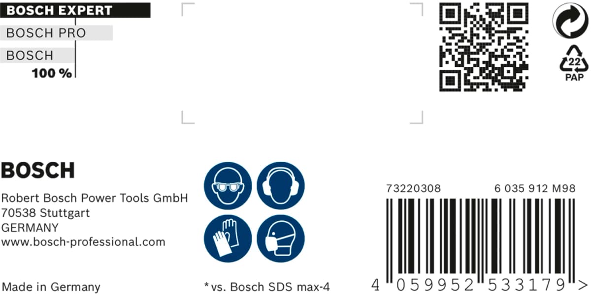 Bosch 2608900243 EXPERT Hamerboor SDS Max-8X - 25x800x920mm thumbnail 3