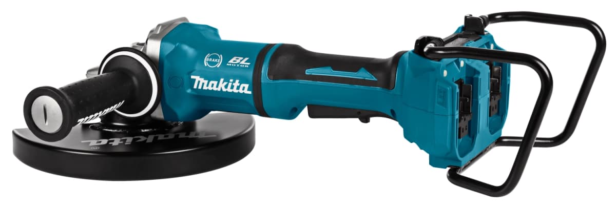 Makita DGA900PT2 36V (2x 18V) Li-Ion Accu Haakse Slijper Set (2x 5.0Ah Accu) In Koffer - 230mm - Koolborstelloos thumbnail 3