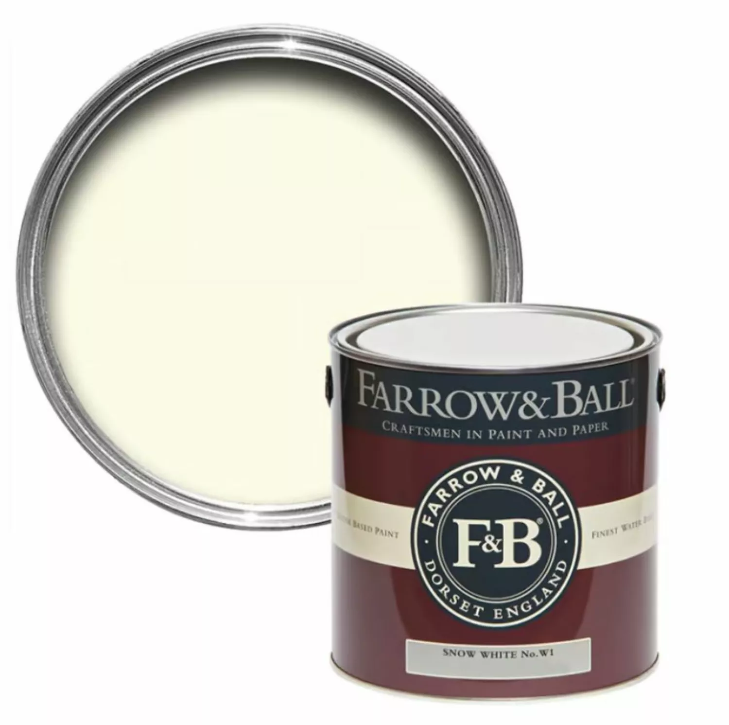 Farrow&Ball Full Gloss Snow White No. W1 - 2,5L
