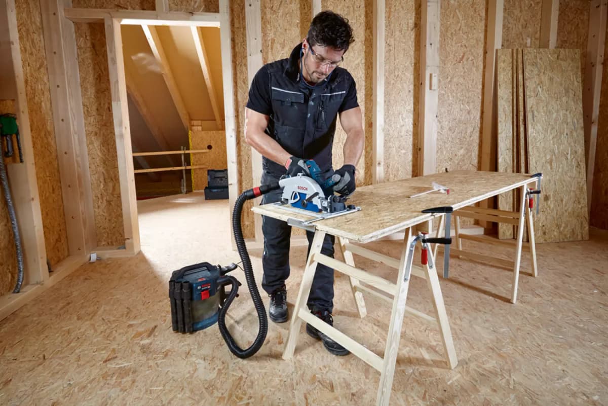 Bosch GKS 18V-68 GC 18V Li-Ion Accu BiTurbo Cirkelzaag Body In L-Boxx - 190 X 30mm - Koolborstelloos thumbnail 4