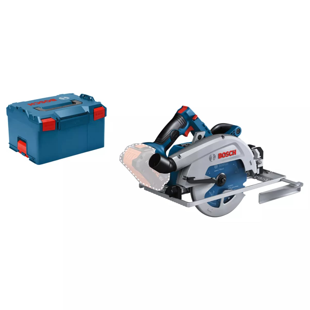 Bosch GKS 18V-68 GC 18V Li-Ion Accu BiTurbo Cirkelzaag Body In L-Boxx - 190 X 30mm - Koolborstelloos