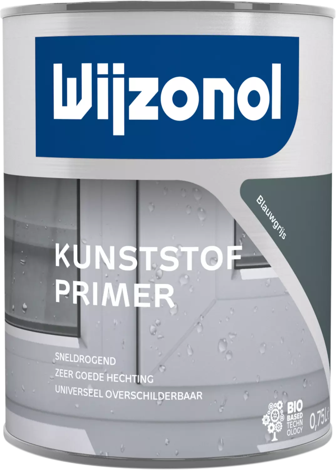 Wijzonol Kunststof Primer - Blauwgrijs - 0,75L