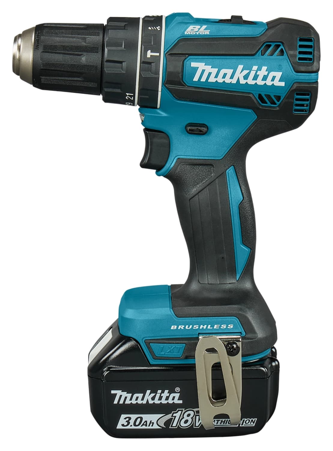 Makita DHP485SFE 18V Li-Ion Accu Klopboor- /schroefmachine Set (2x 3.0Ah Accu) In Koffer - Koolborstelloos thumbnail 3