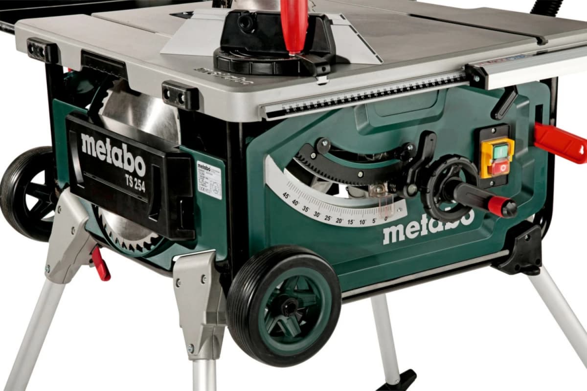 Metabo TS 254 Zaagtafel Op Uitklapbaar Onderstel - 2000W - 254 X 30mm thumbnail 4