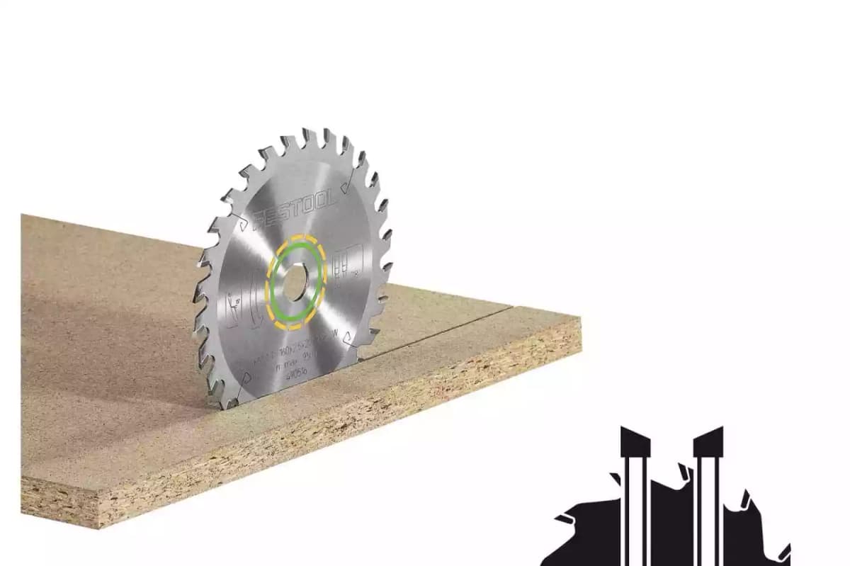Festool 488288 / 225x2,6x30 W32 Cirkelzaagblad - 225 X 30 X 32T - Hout thumbnail 2