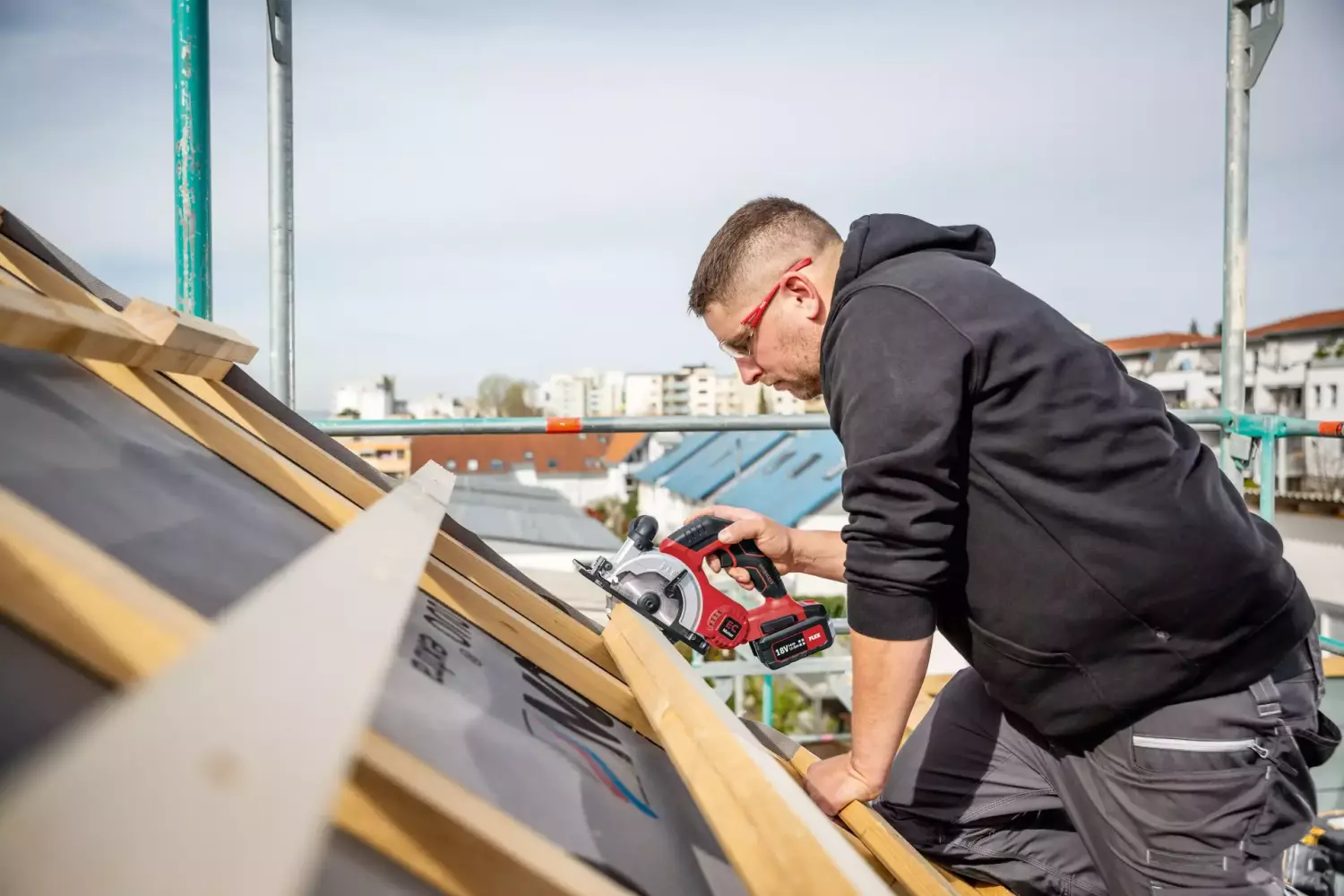 Flex CS 45 18.0-EC C Li-ion Compacte Accu Handcirkelzaag Met Pendelkap Body - 18V thumbnail 4