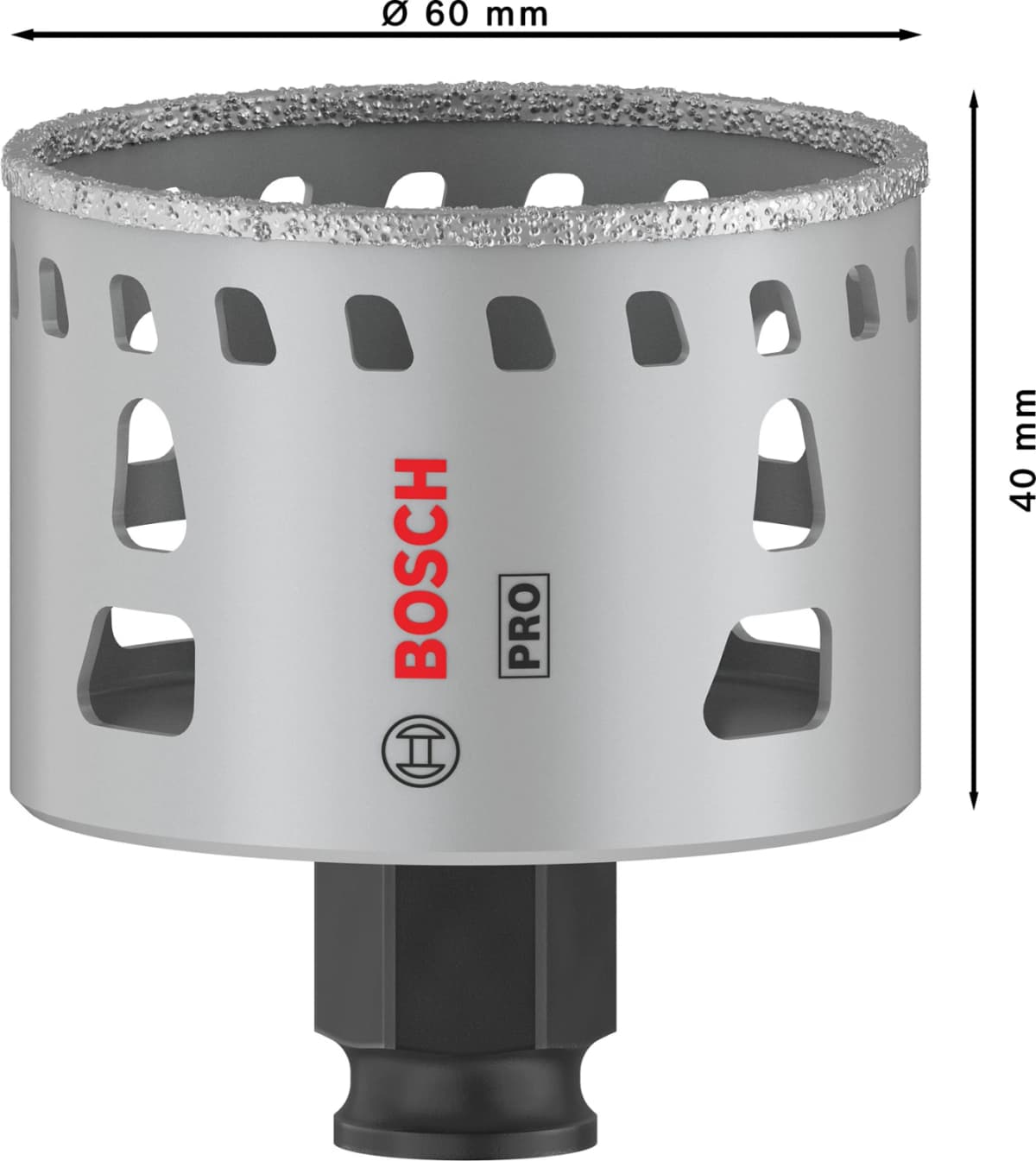 Bosch 2608901565 PRO Tile PC Plus Diamantgatzaag Voor Tegels - 60mm thumbnail 4