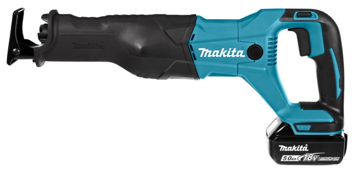 Makita DJR186RTE 18V Li-Ion Accu Reciprozaag Set (2x 5.0Ah Accu) In Koffer - Snelwissel - Variabel thumbnail 3