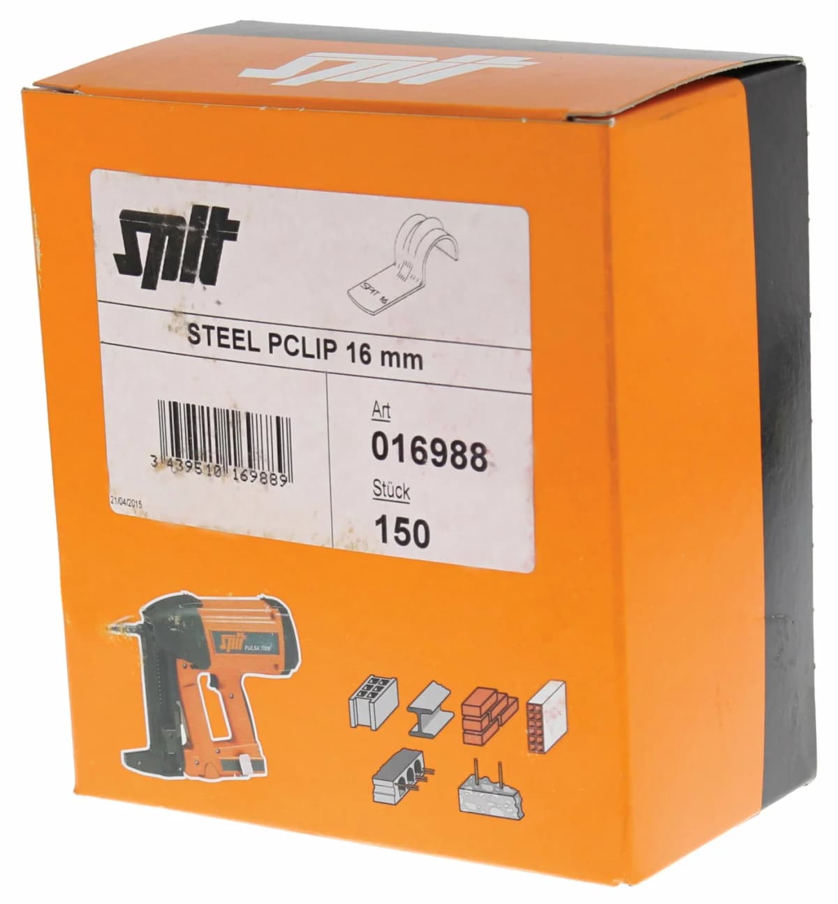 Spit 016988 P-Clip D. - 16mm - Metaal (150st) thumbnail 2