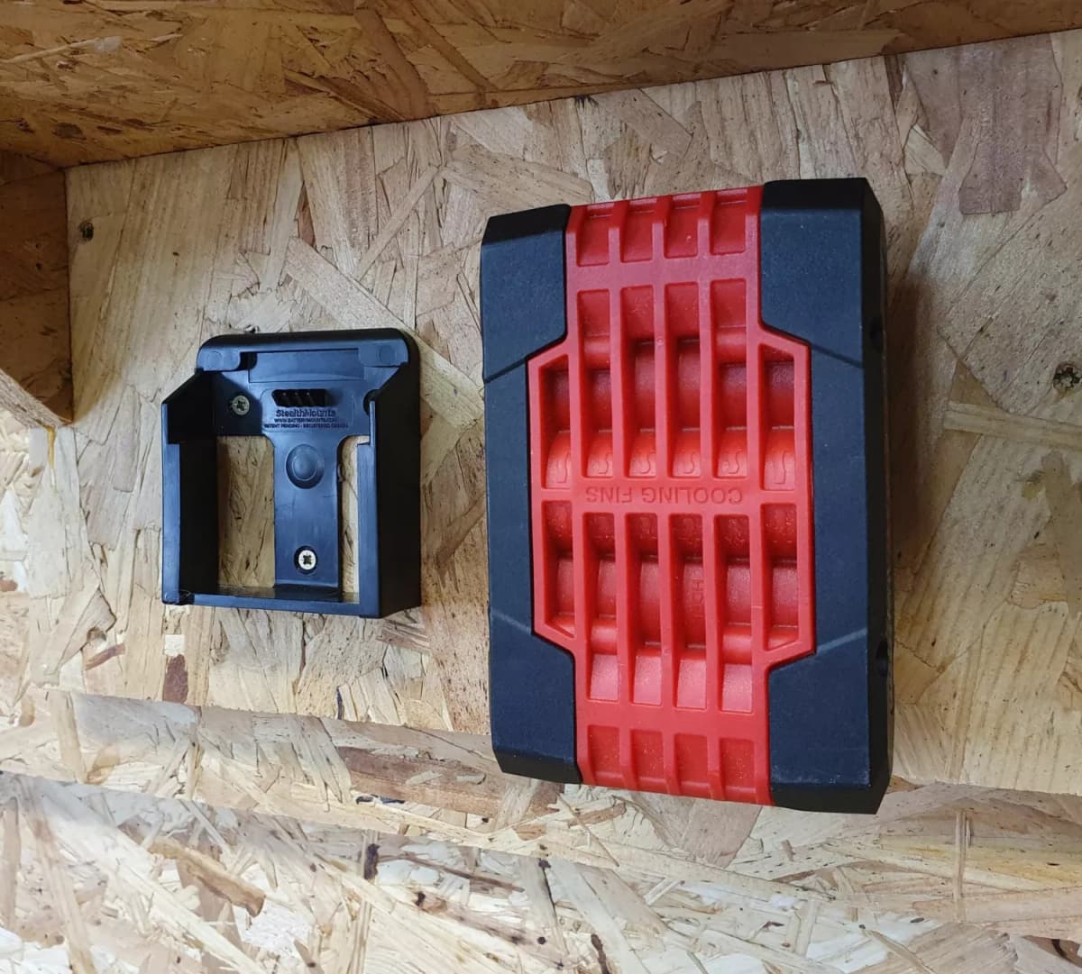 StealthMounts BM-BO18-6 Accuhouder Voor Bosch 18V Pro - Zwart - 6-pack thumbnail 4