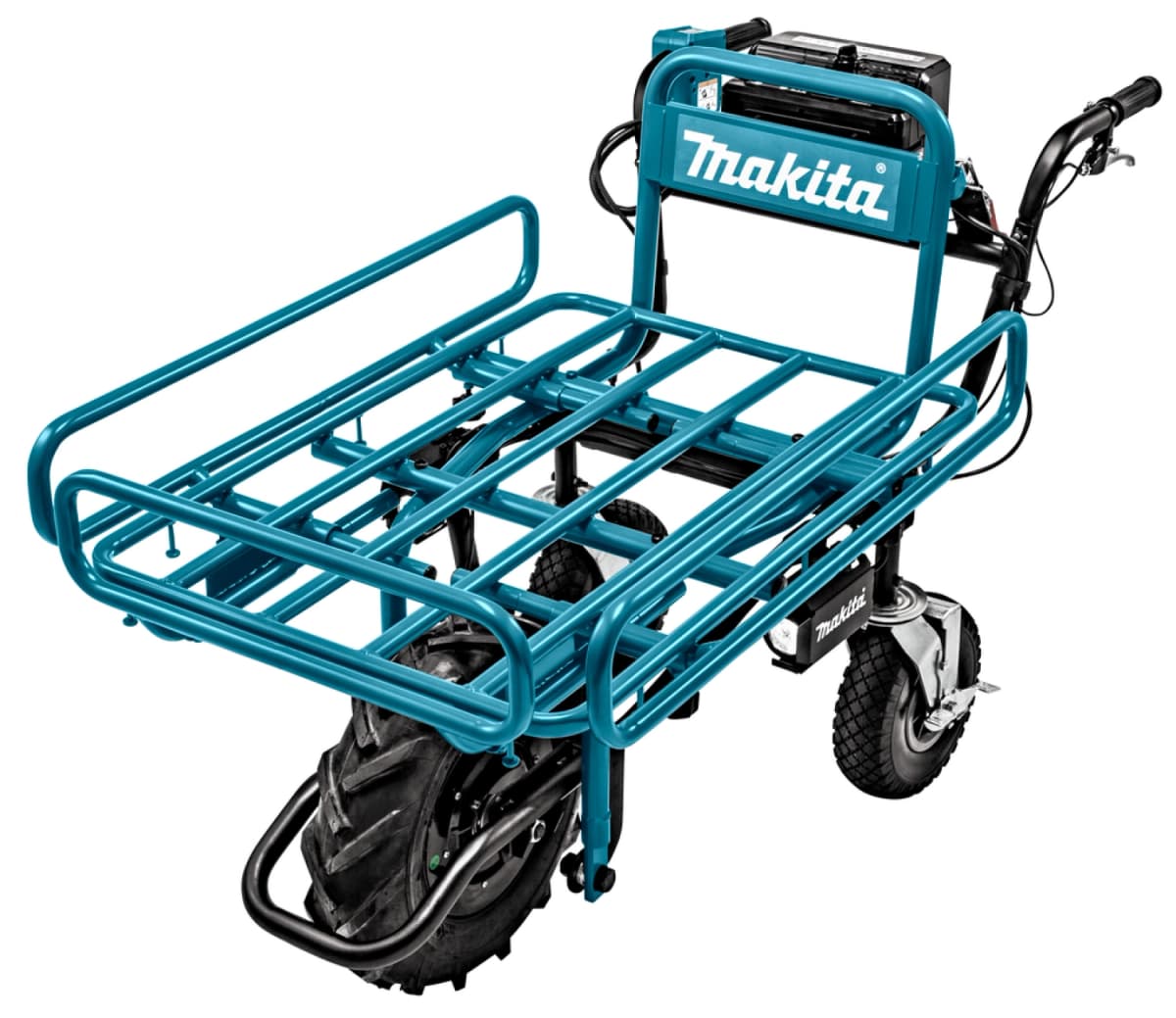 Makita DCU180ZX1 18V Li-Ion Accu Kruiwagen Met Rek Zonder Tilbelasting - 130kg thumbnail 4
