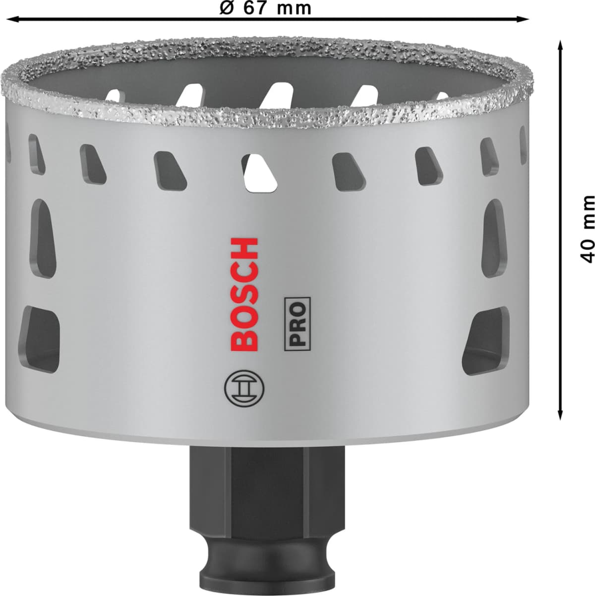 Bosch 2608901568 PRO Tile PC Plus Diamantgatzaag Voor Tegels - 67mm thumbnail 4