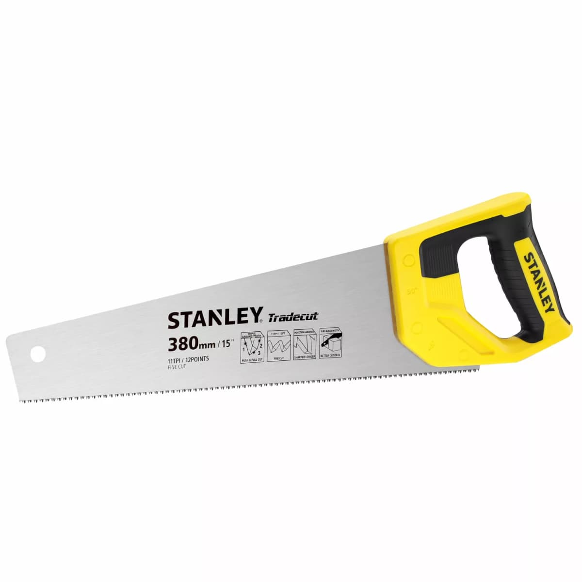 Stanley STHT20349-1 Houtzaag Tradecut Fijn - 380mm - 11 TPI thumbnail 2