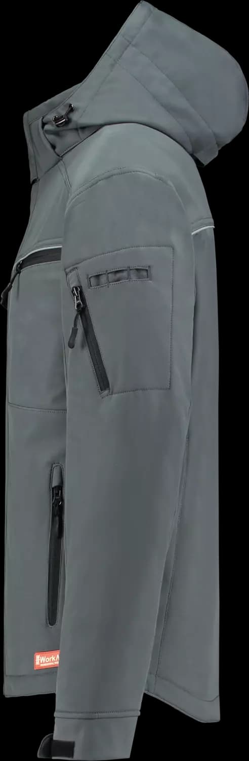 Workman 2537 Softshell Jacket Winter - Graphite - 2XL thumbnail 4