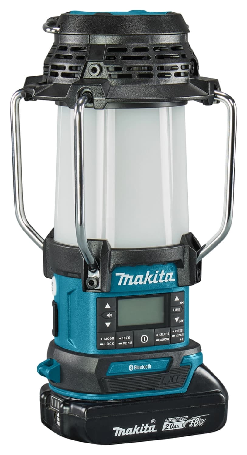 Makita DMR056 LXT 14,4V / 18V Li-ion Accu Camping Lamp Met Radio En Bluetooth Body - 310Lm