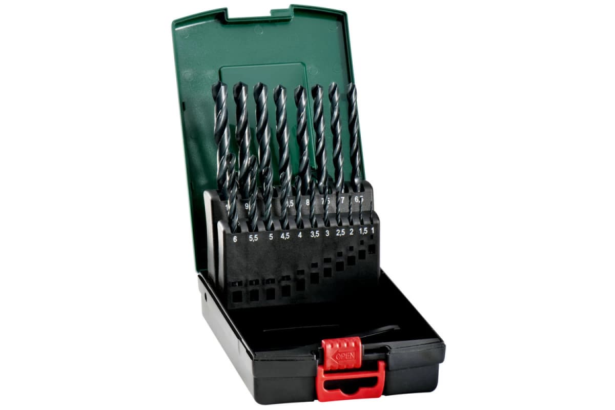 Metabo 627164000 19-delig Spiraalboren Set In Borencassette HSS R