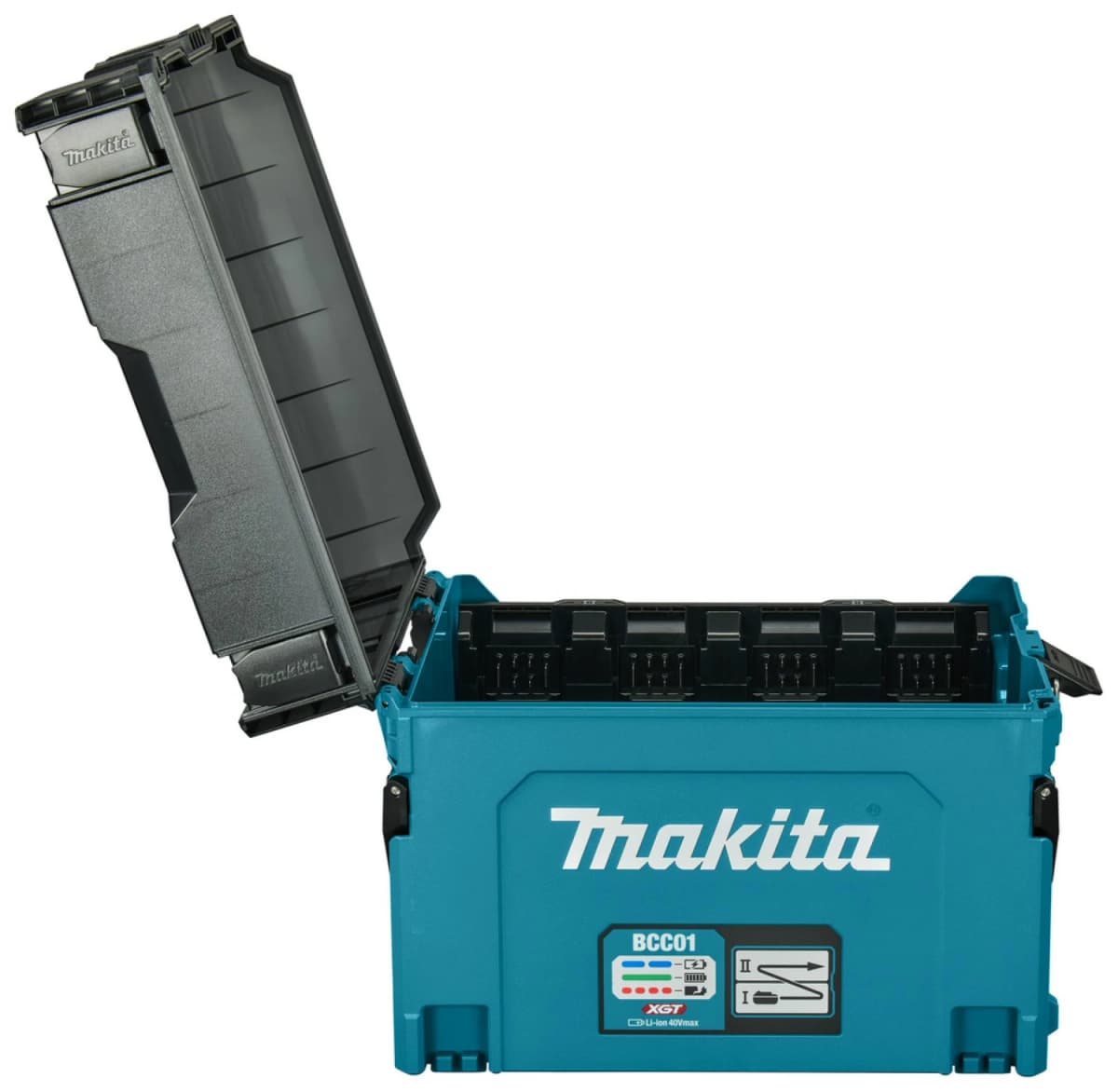 Makita BCC001 XGT Oplaadbox Voor Max 8 Accu's (t/m BL4080F) thumbnail 2