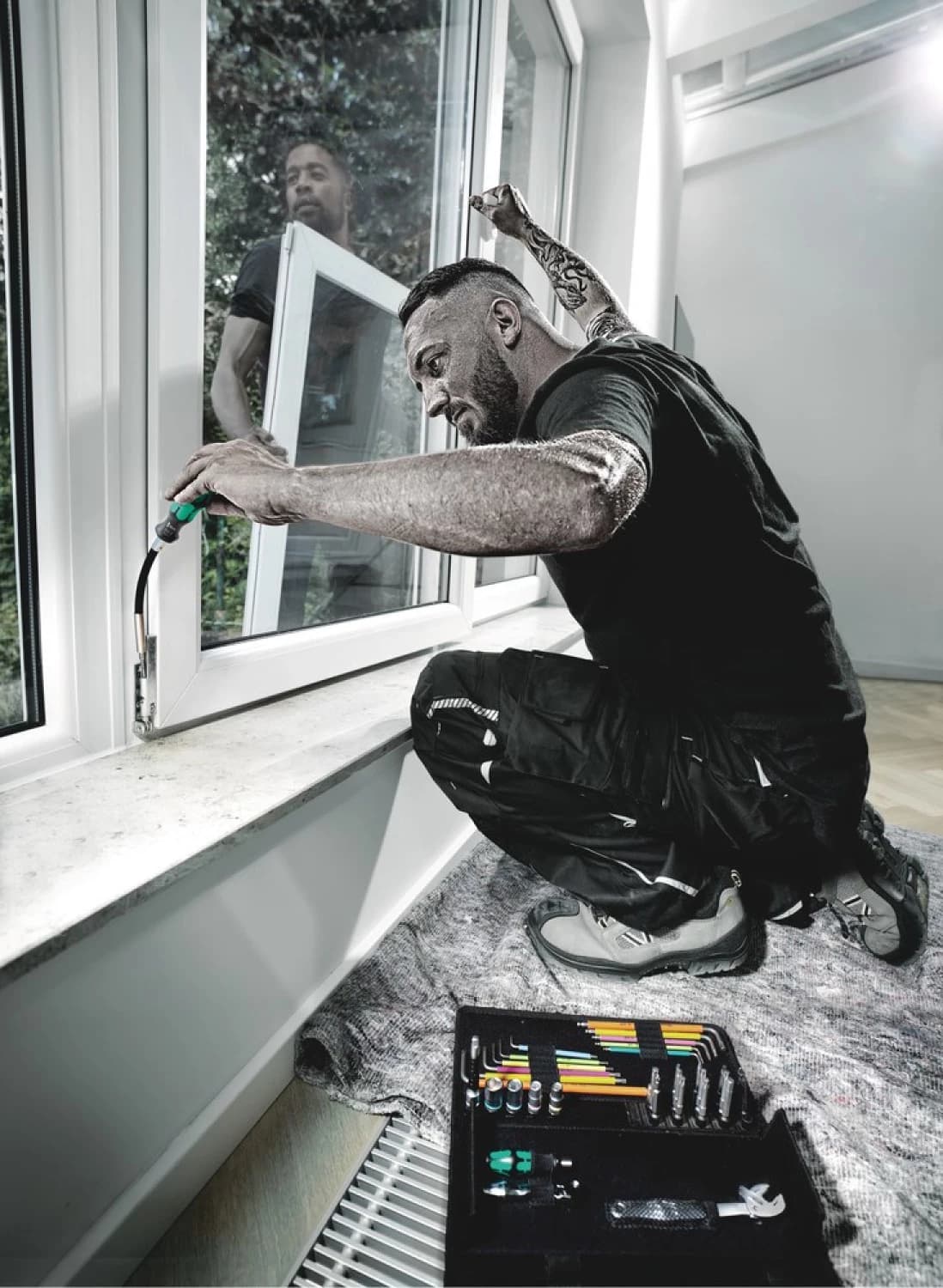 Wera 05134013001 Kraftform Kompakt F 1 Gereedschapset Voor Kozijnbouw In Etui - 36-delig thumbnail 4