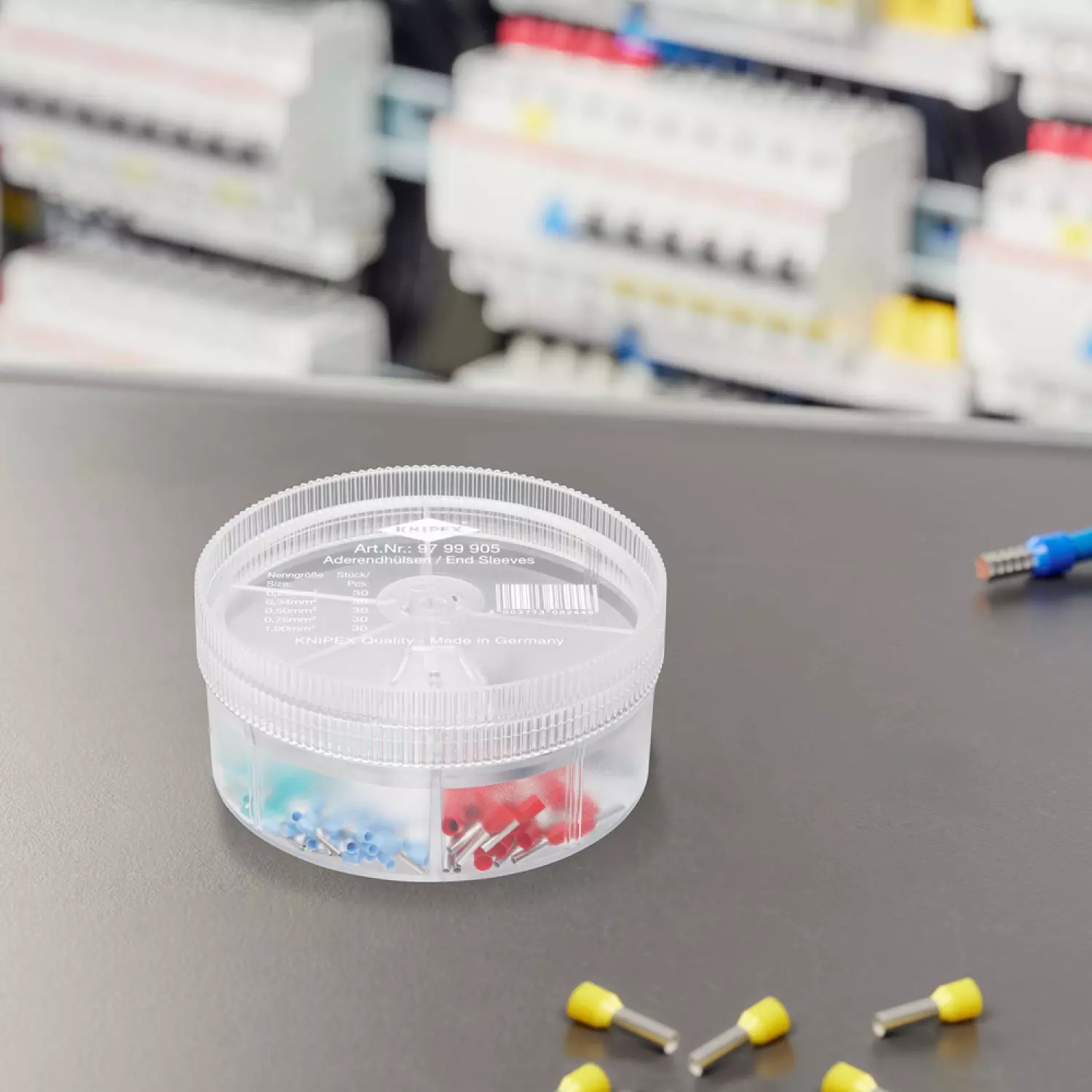 Knipex 97 99 905 Assortimentsboxen Met Afgestripte Adereindhulzen thumbnail 2