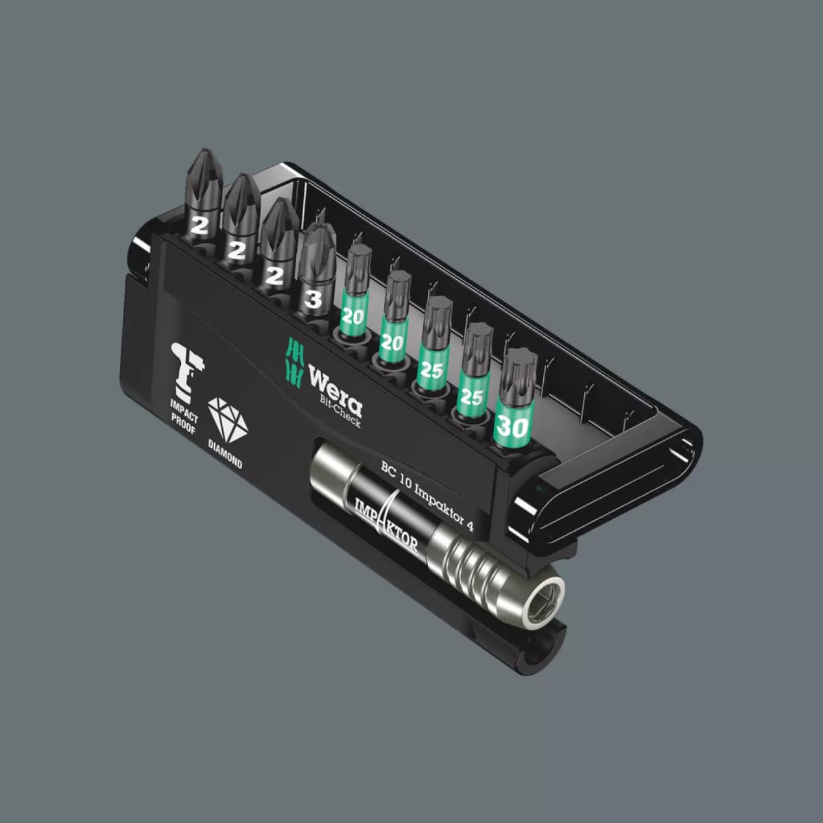 Wera 5057417001 10-delige Bit-Check Impaktor Bitset thumbnail 3