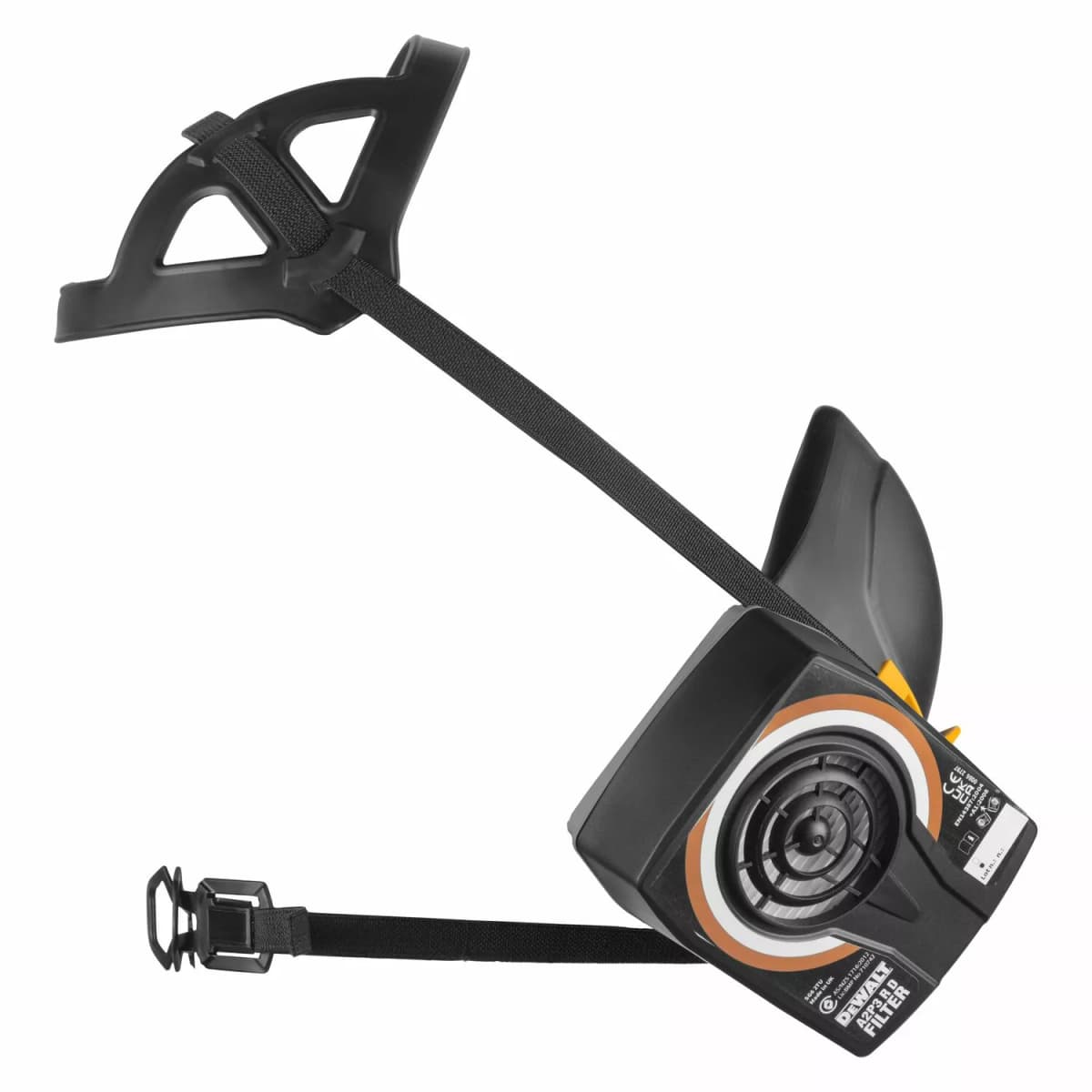 DeWALT DXIR1HMMA2P3 Lichtgewicht Halfgelaatsmasker Met A2P3 Filters - Maat M thumbnail 2