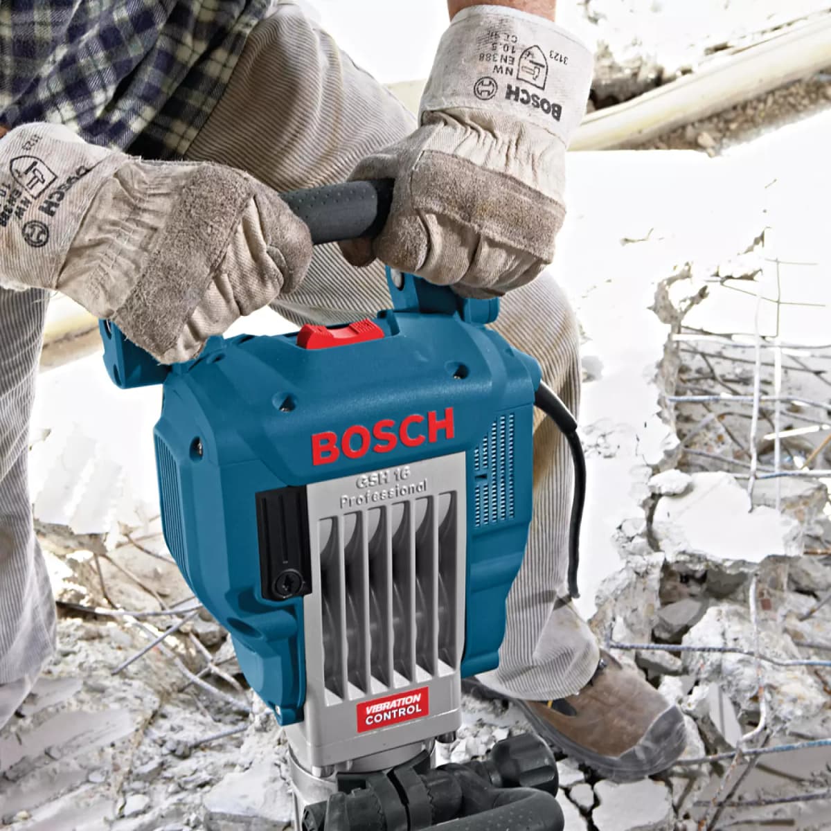 Bosch GSH 16-28 Breekhamer In Koffer - HEX - 1750W - 41J thumbnail 3