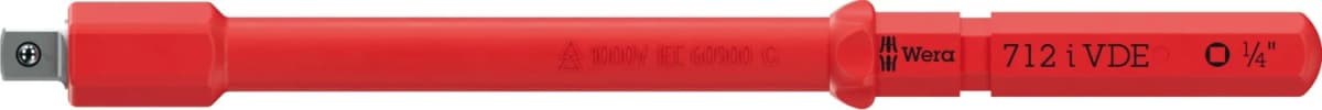 Wera 05006642001 Kraftform Kompakt A VDE 712 I Adapterkling Geïsoleerd - 1/4"X 154mm