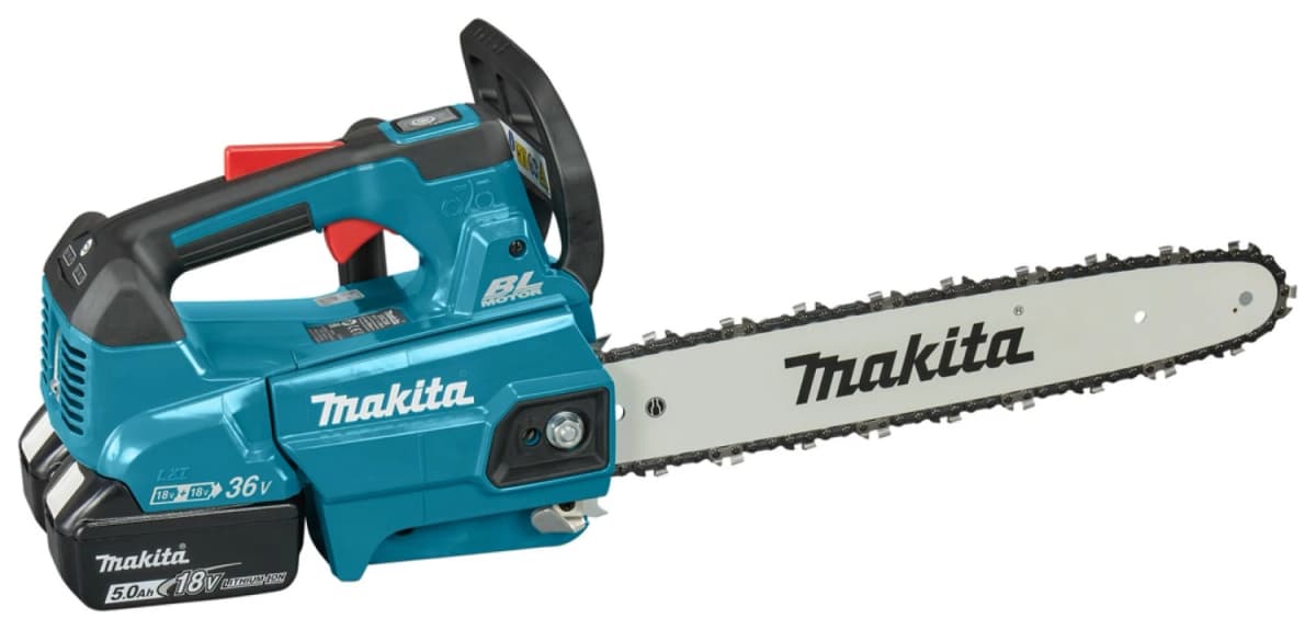 Makita DUC356PT2 LXT 2X18V Li-Ion Accu Kettingzaag Set (2x 5.0Ah) - 35cm thumbnail 2